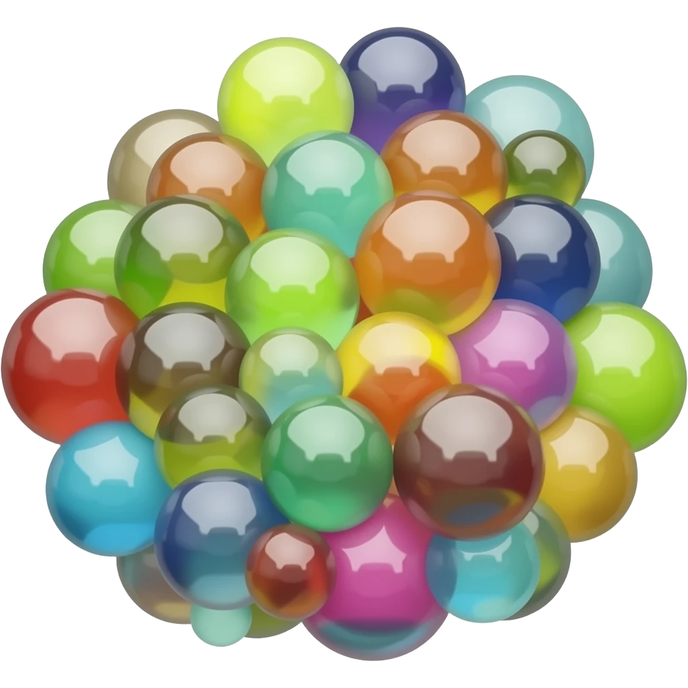Cluster of marbles emoji