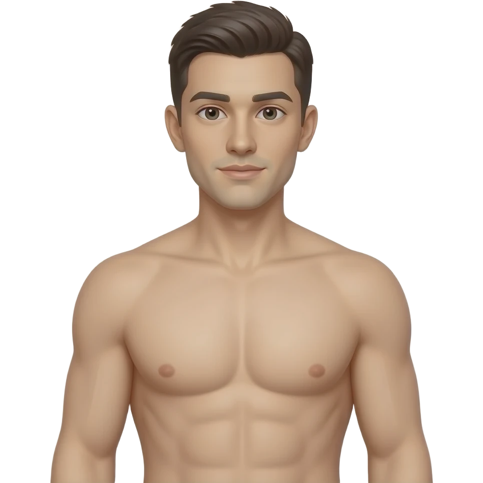 Show me naked man full body emoji