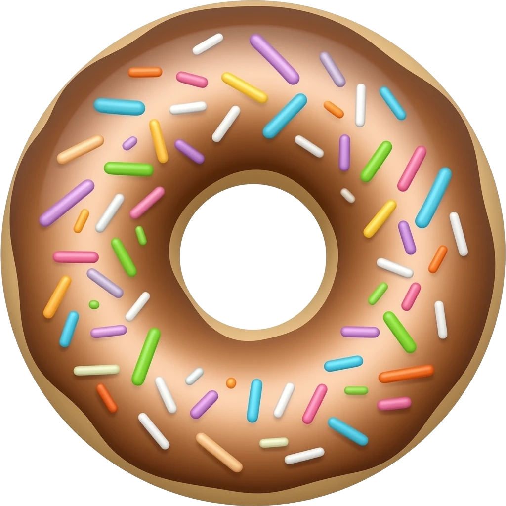 Donut side emoji