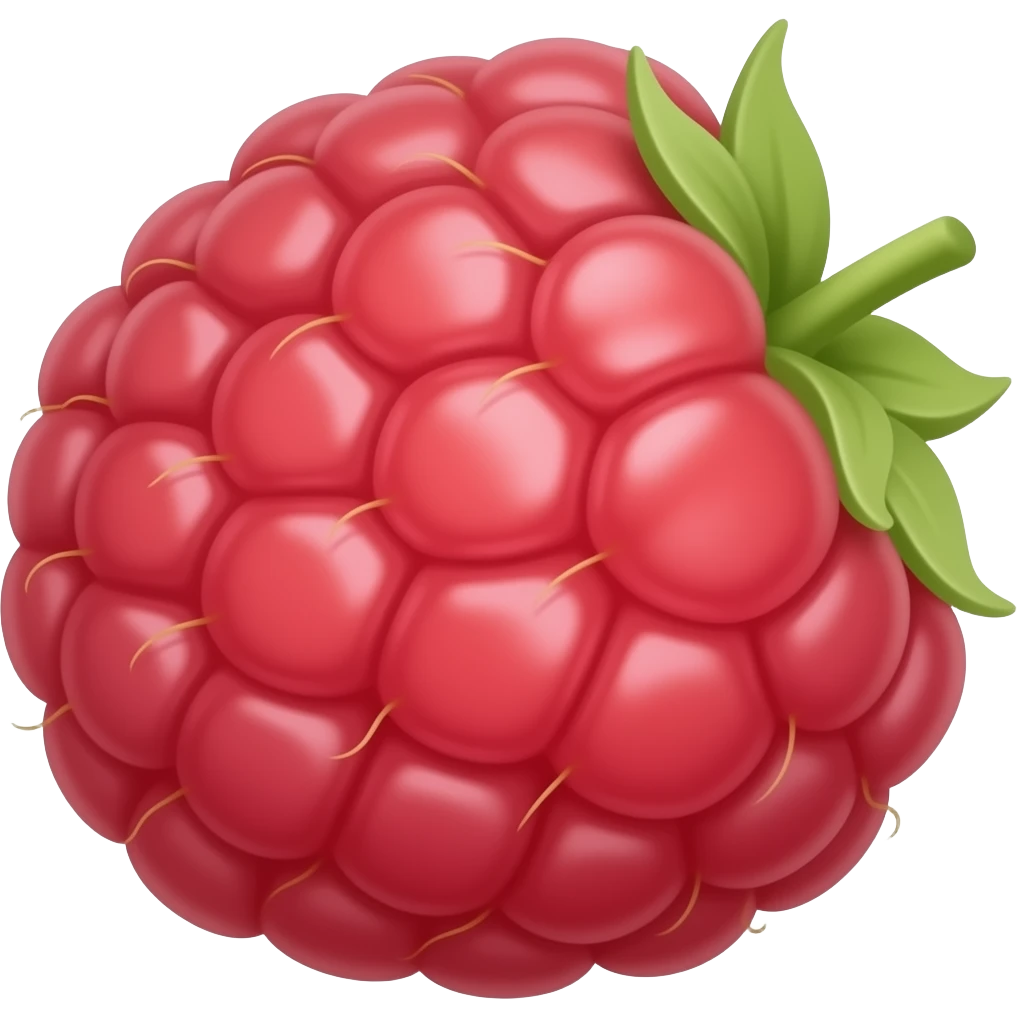 a raspberry emoji
