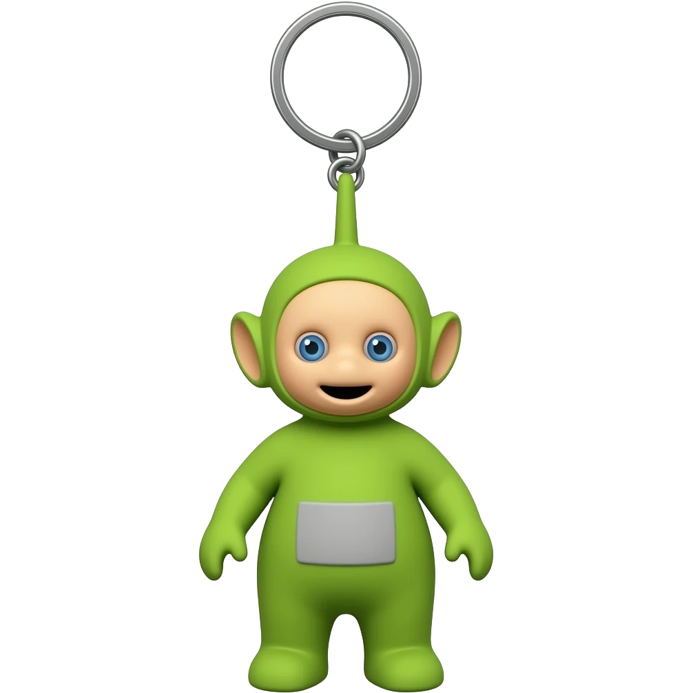 Teletubby keychain emoji