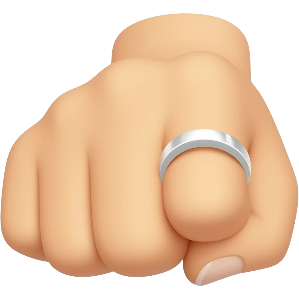 Ring in finger emoji