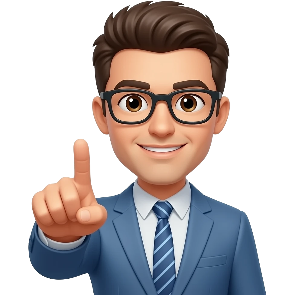 Показывает на меня палец emoji