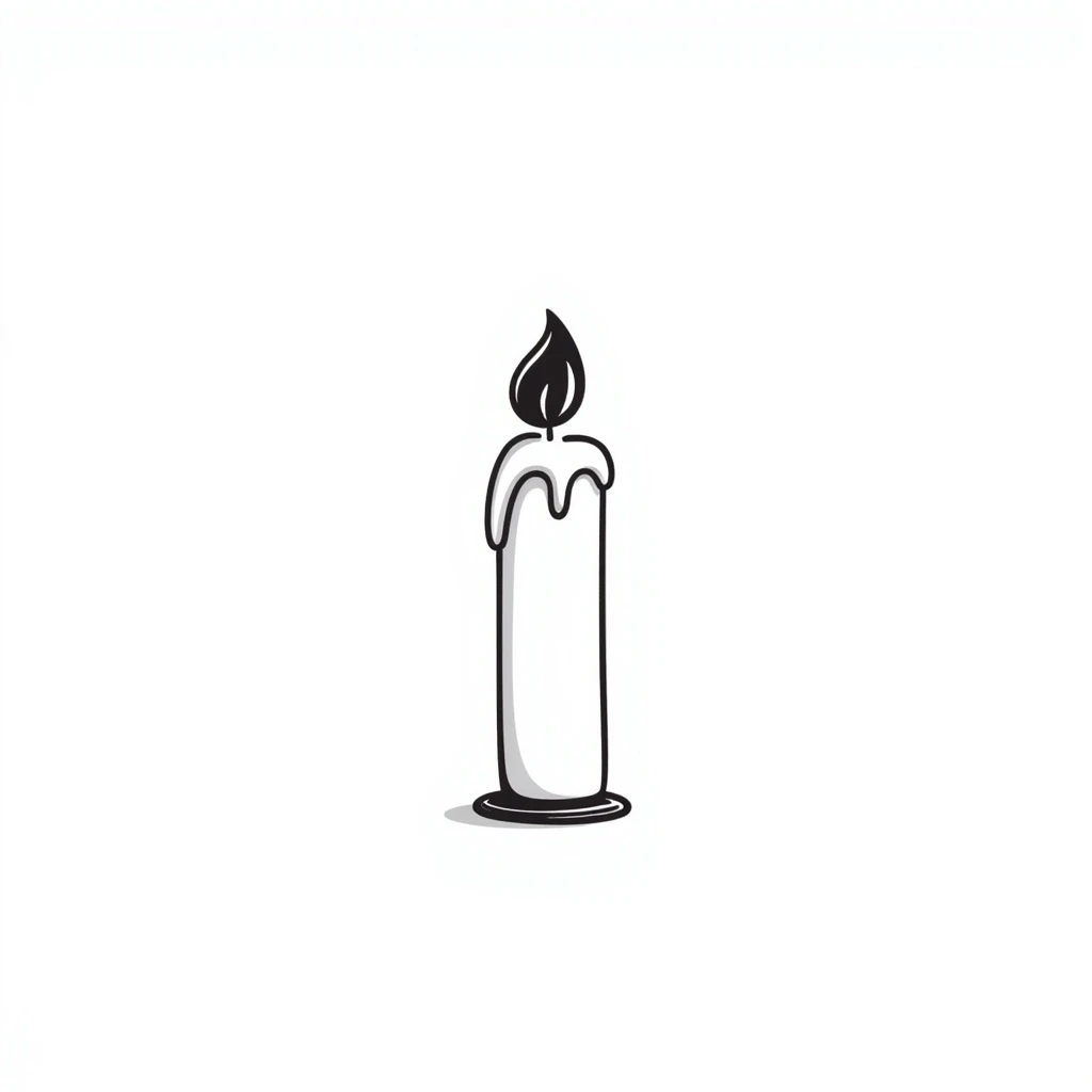 white candle emoji