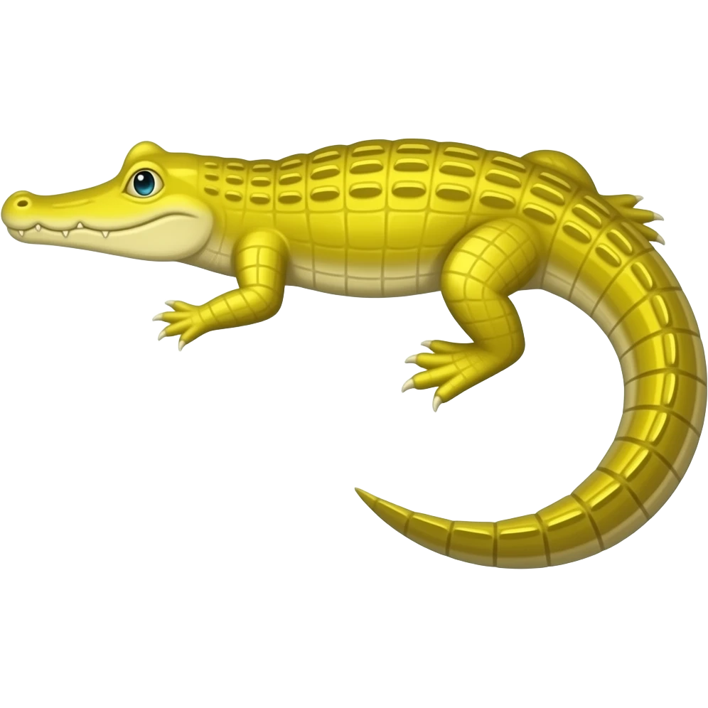Cocodrilo amarillo emoji