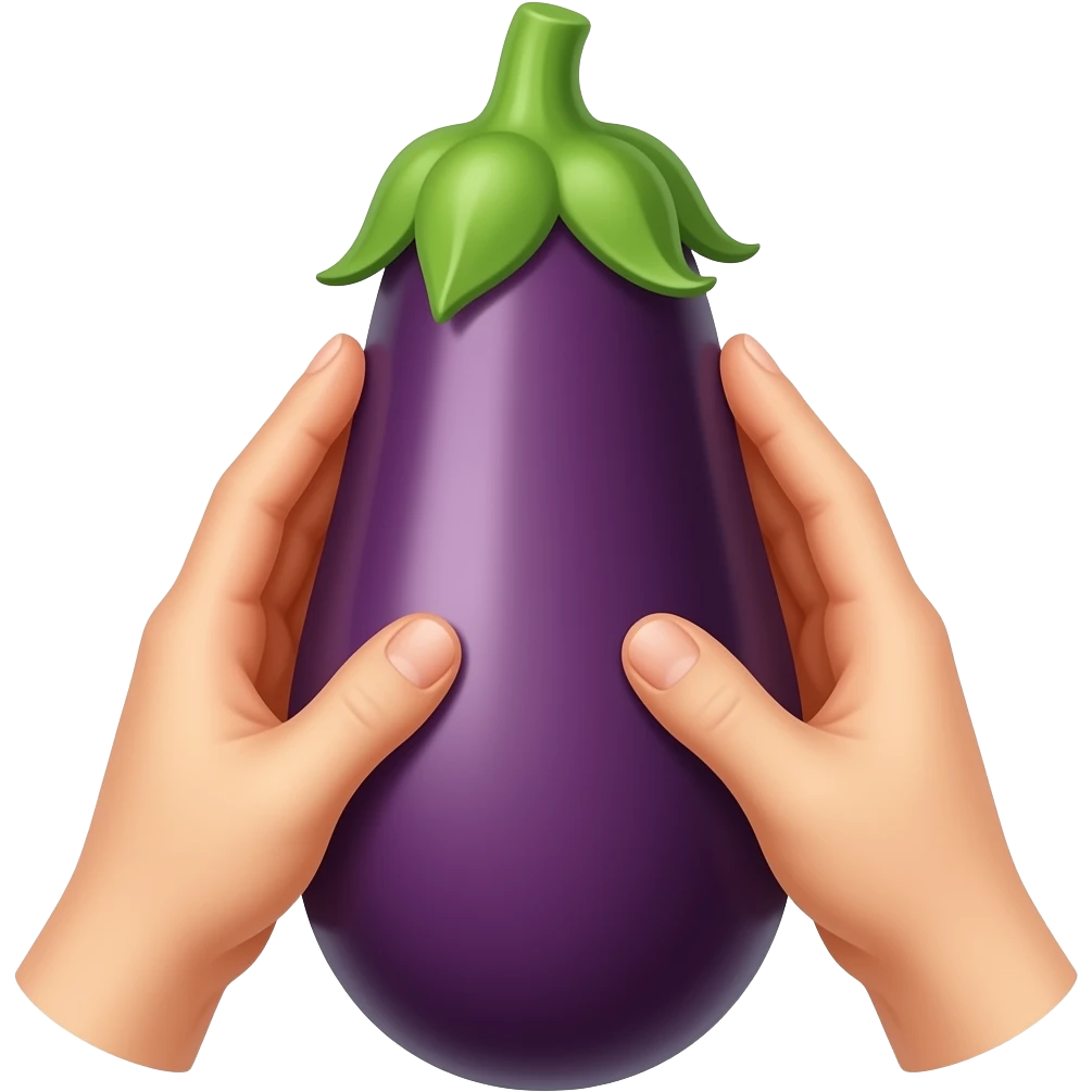 Women hands aroud 🍆 emoji