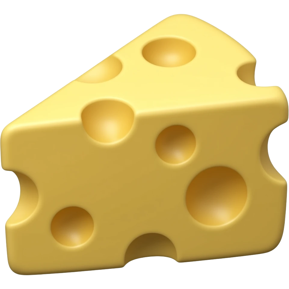 hat made of Swiss cheese emoji