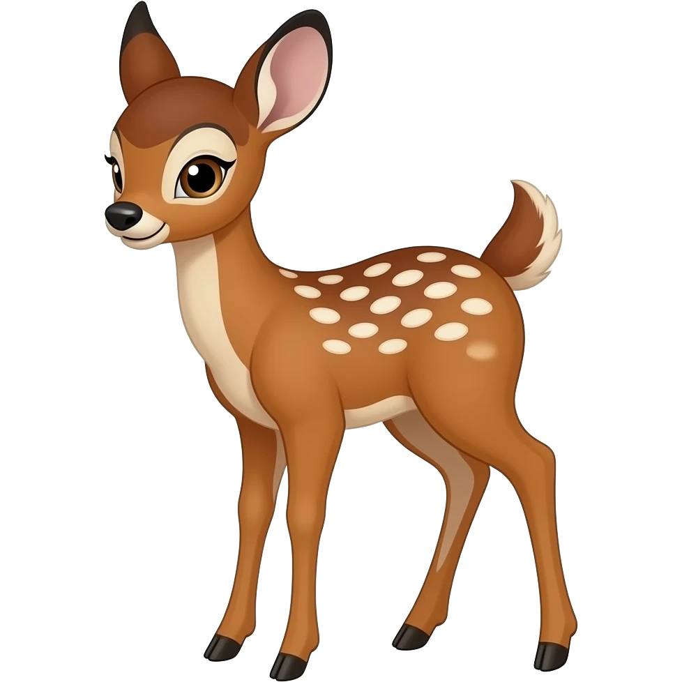 A girly bambi emoji