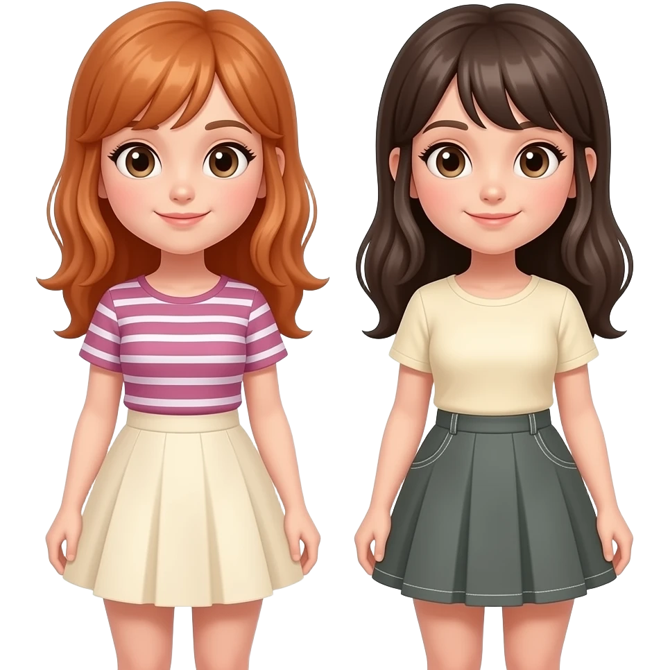 GIRLS WEAR SKIRT LEGS emoji