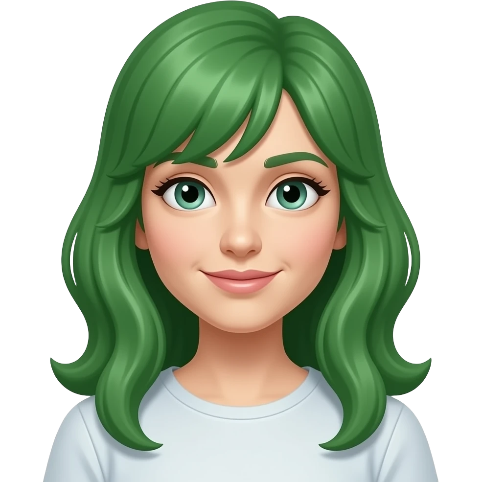 Зеленая женщина emoji