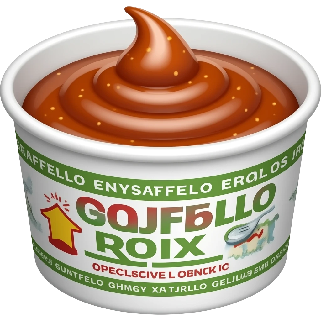 Baffelo Dipping sauce cup emoji