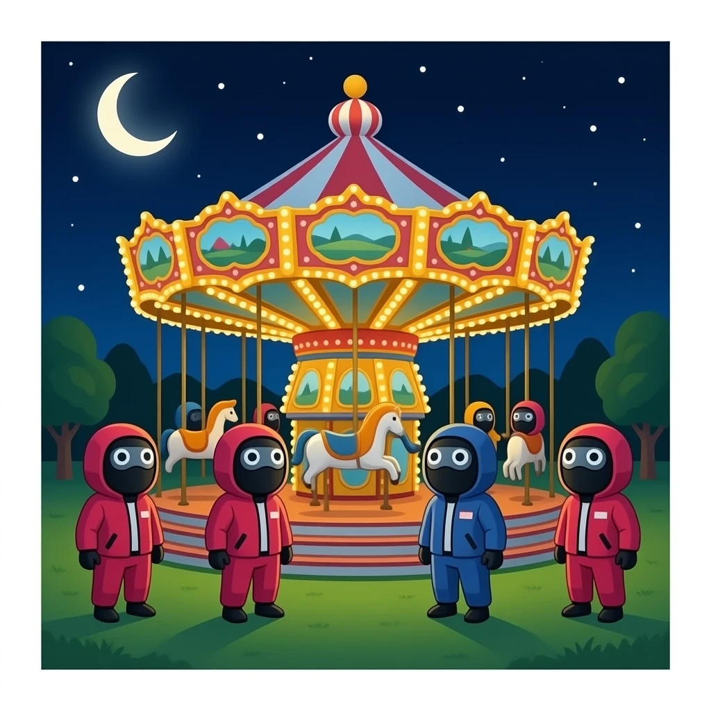 Mingle carousel squidgame emoji