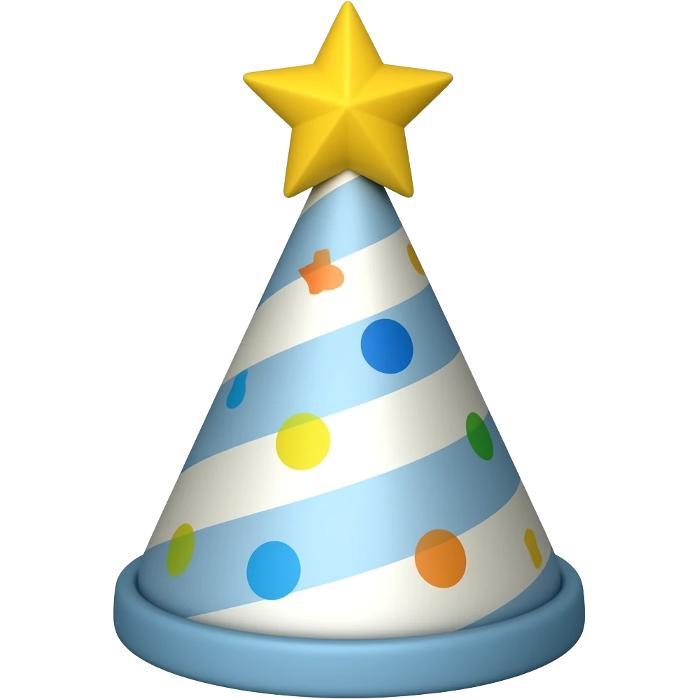 birthday hat emoji