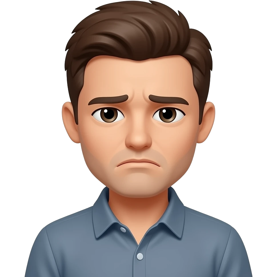 Emoji qui boude emoji