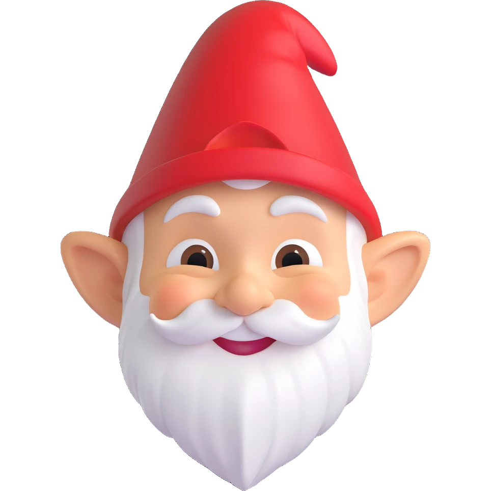 smiley face gnome emoji