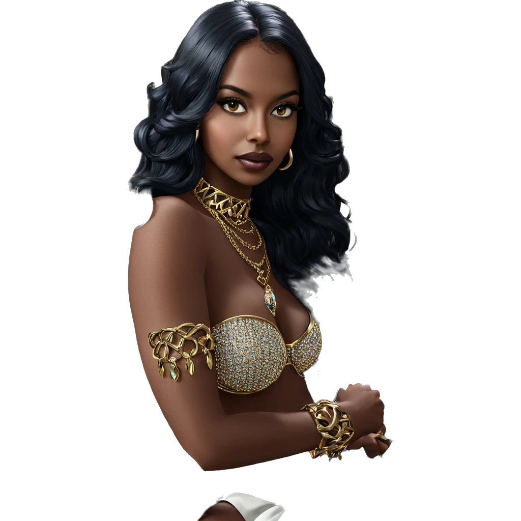 dark beauty in jewelry emoji