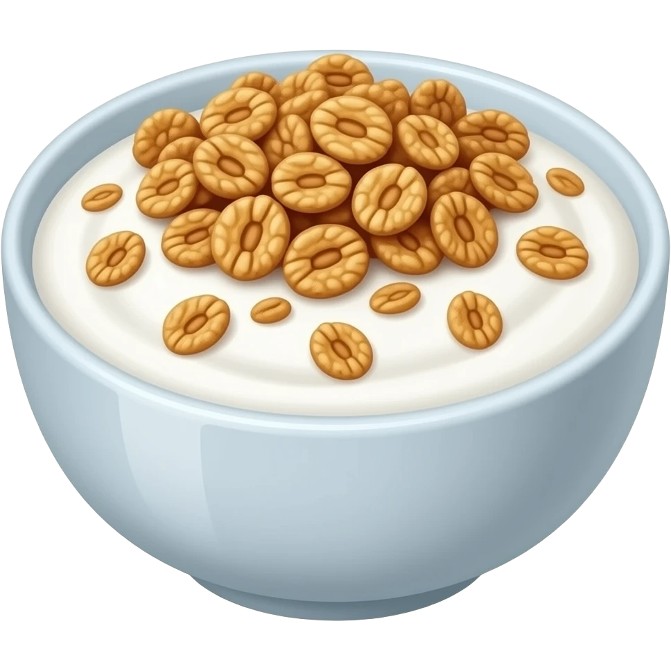 yogurt with granola emoji