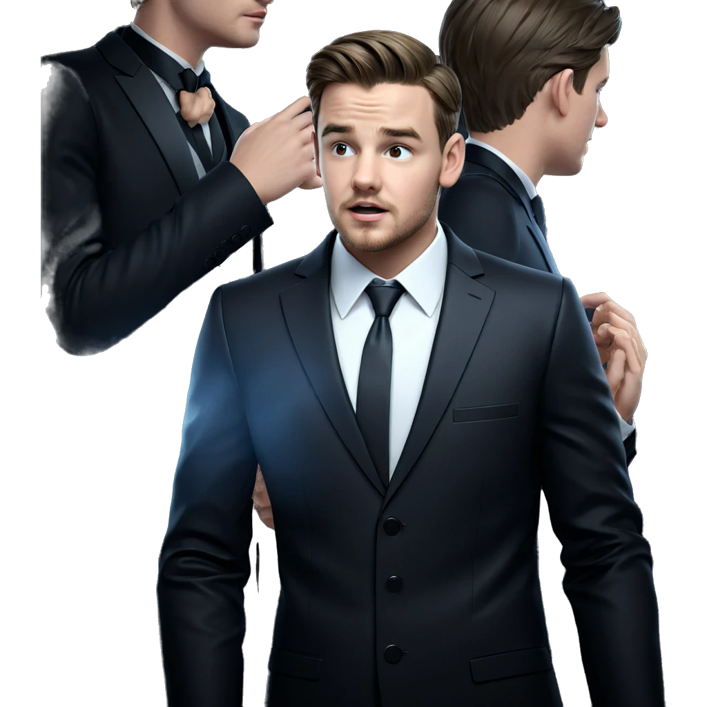 three boys in formal attire emoji