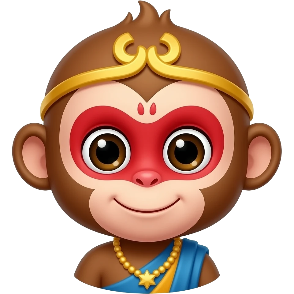 Cute little hanuman ji emoji