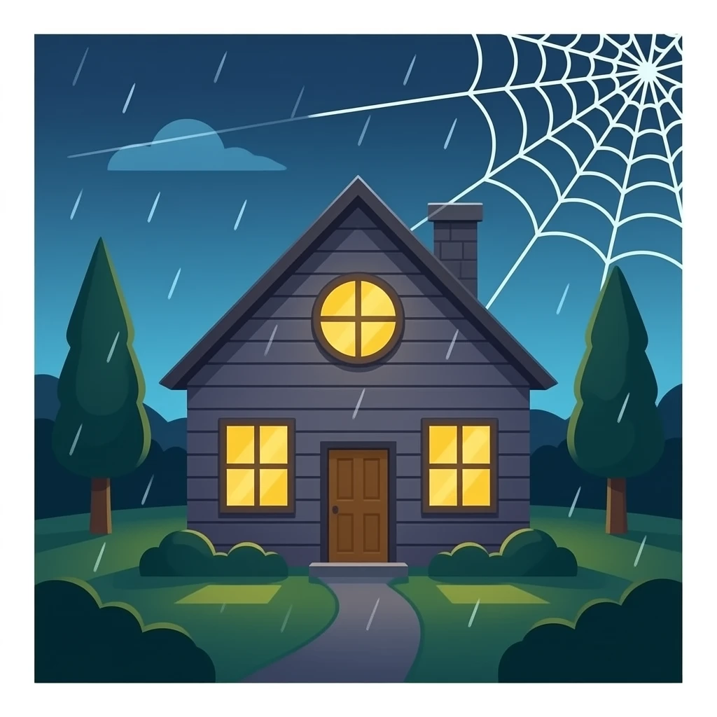 🕸️🏠 emoji