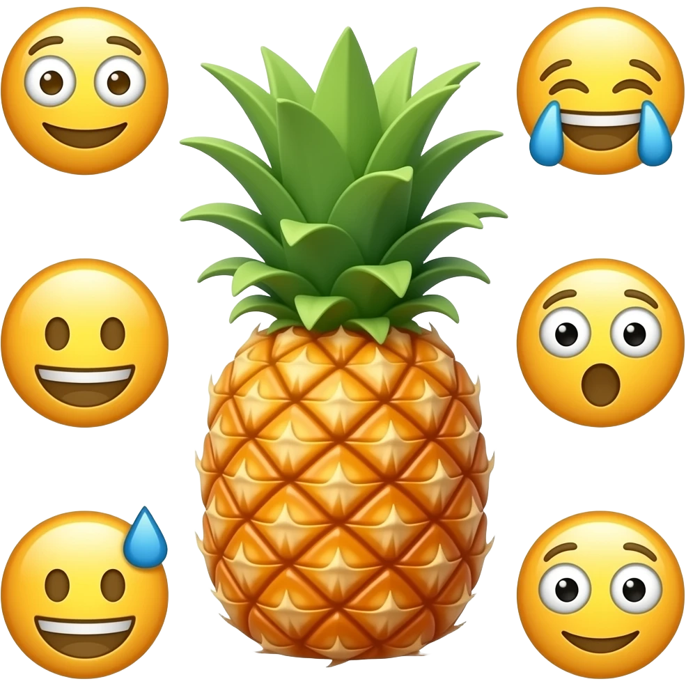 grupo unido en piña i mas emoji emoji