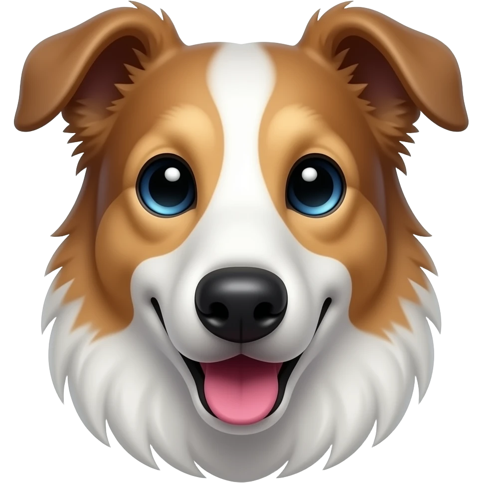 funky borzoi face emoji