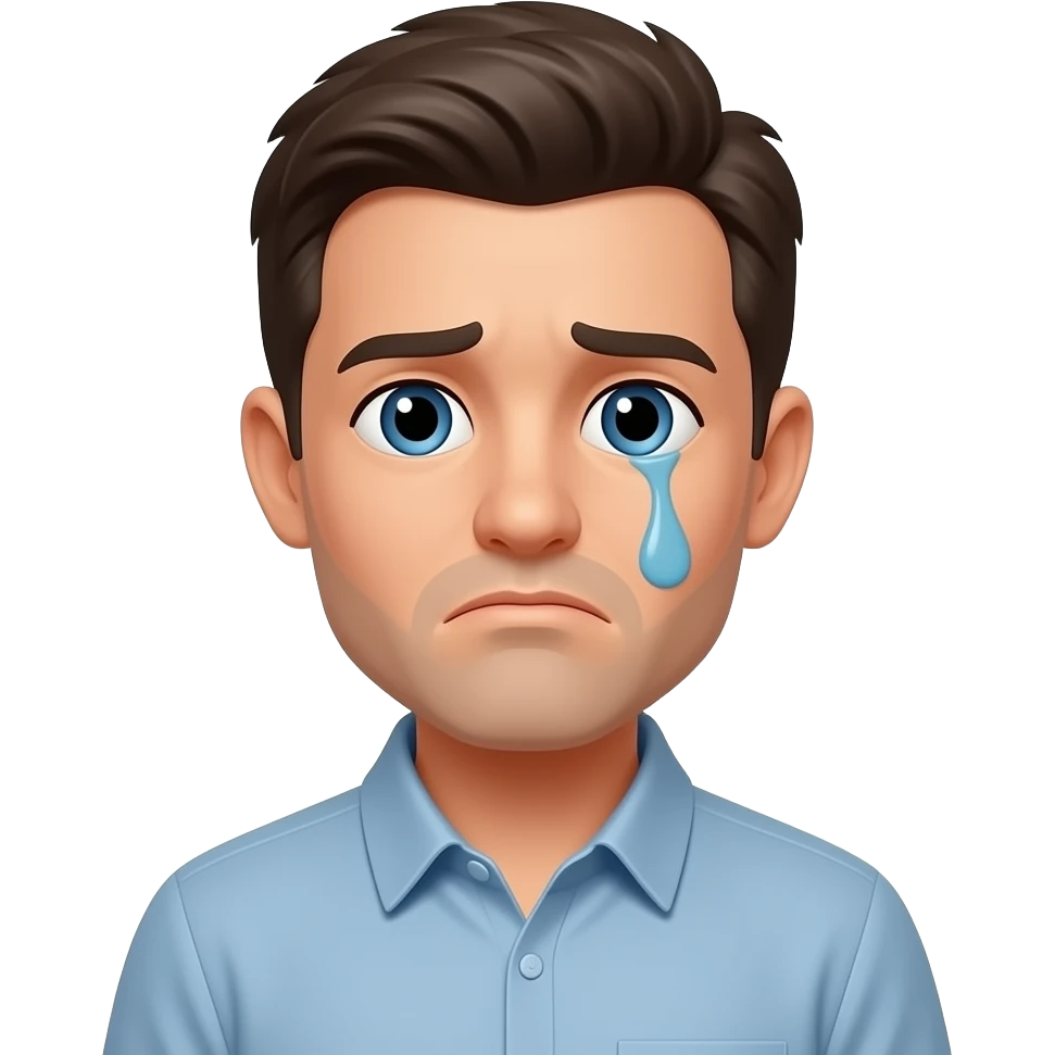 неДовольный человек emoji