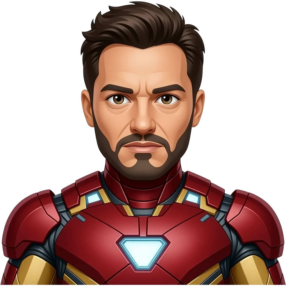 Tony stark with mark 85 suit emoji emoji