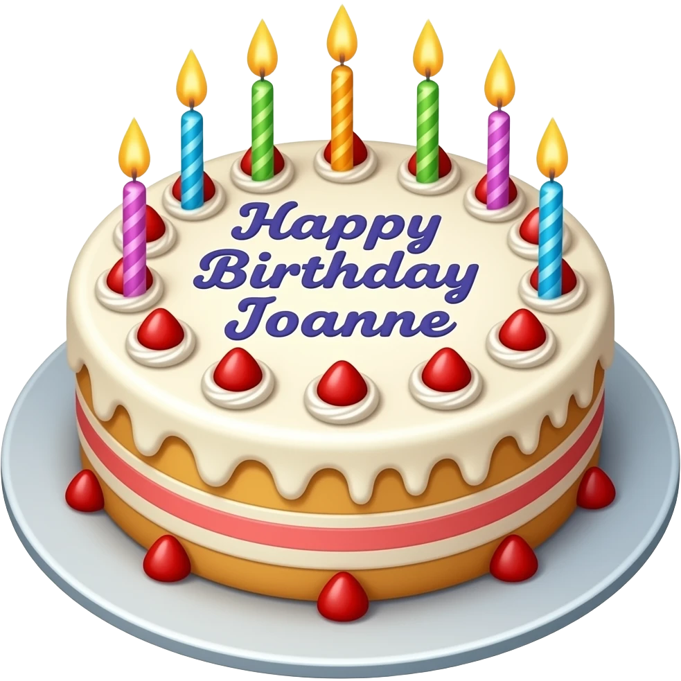 Happy birthday Joanne emoji