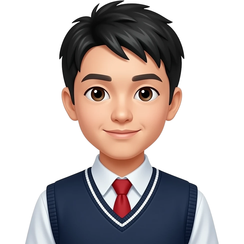 high school student asian emoji
