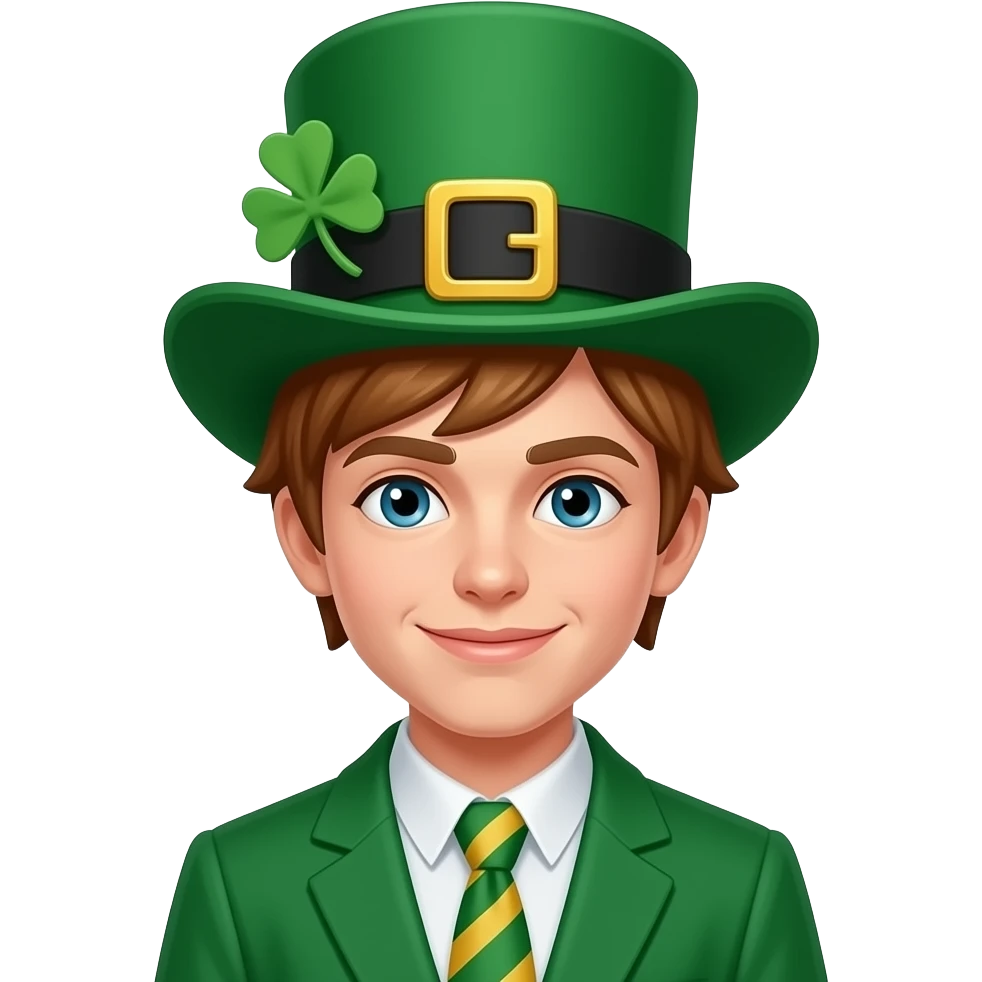 Emo Kid leprechaun emoji