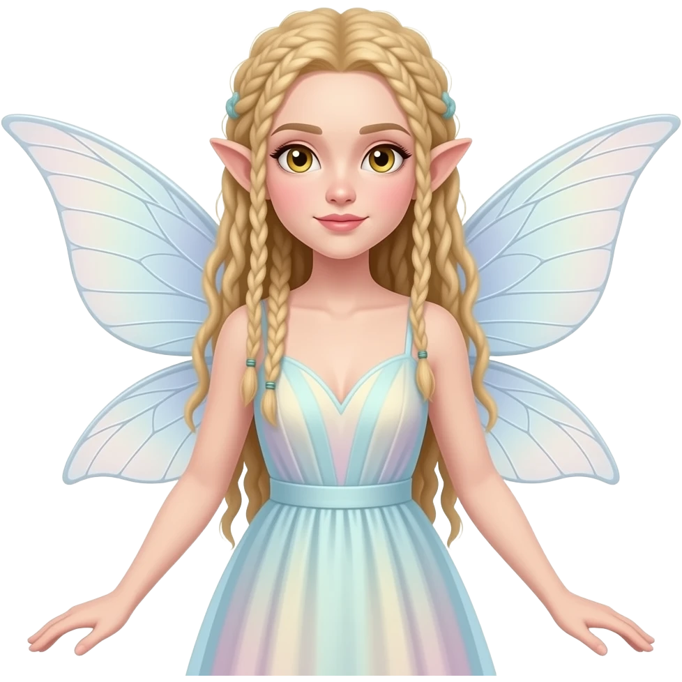 fairy with blonde dreadlocks emoji