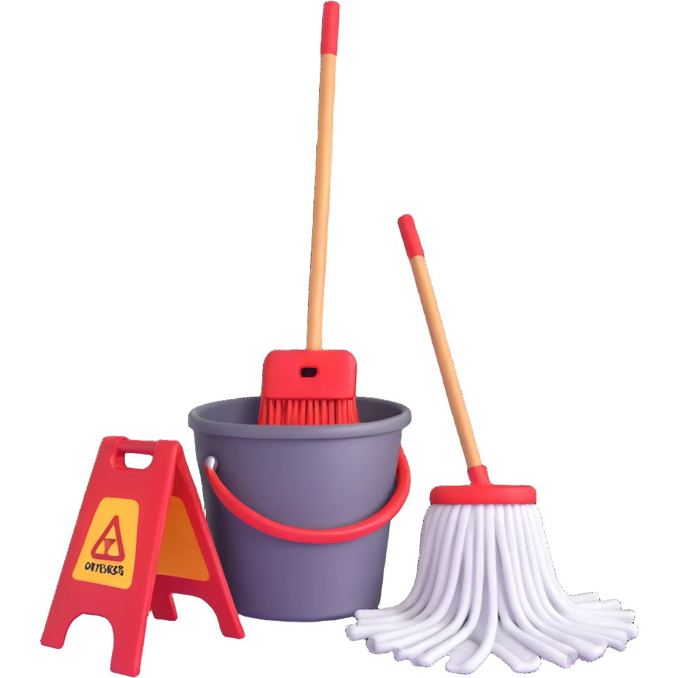 mop and bucket emoji