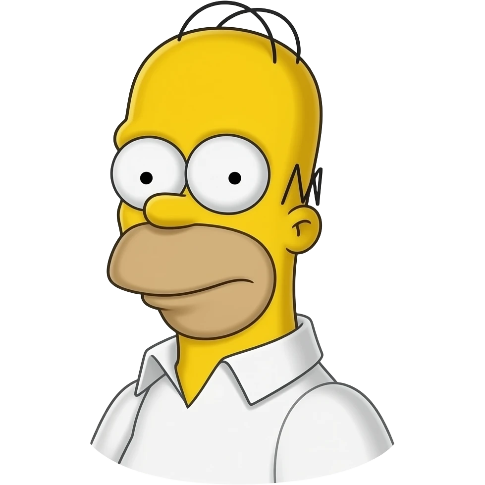 The Simpson Show: Homer Simpson emoji