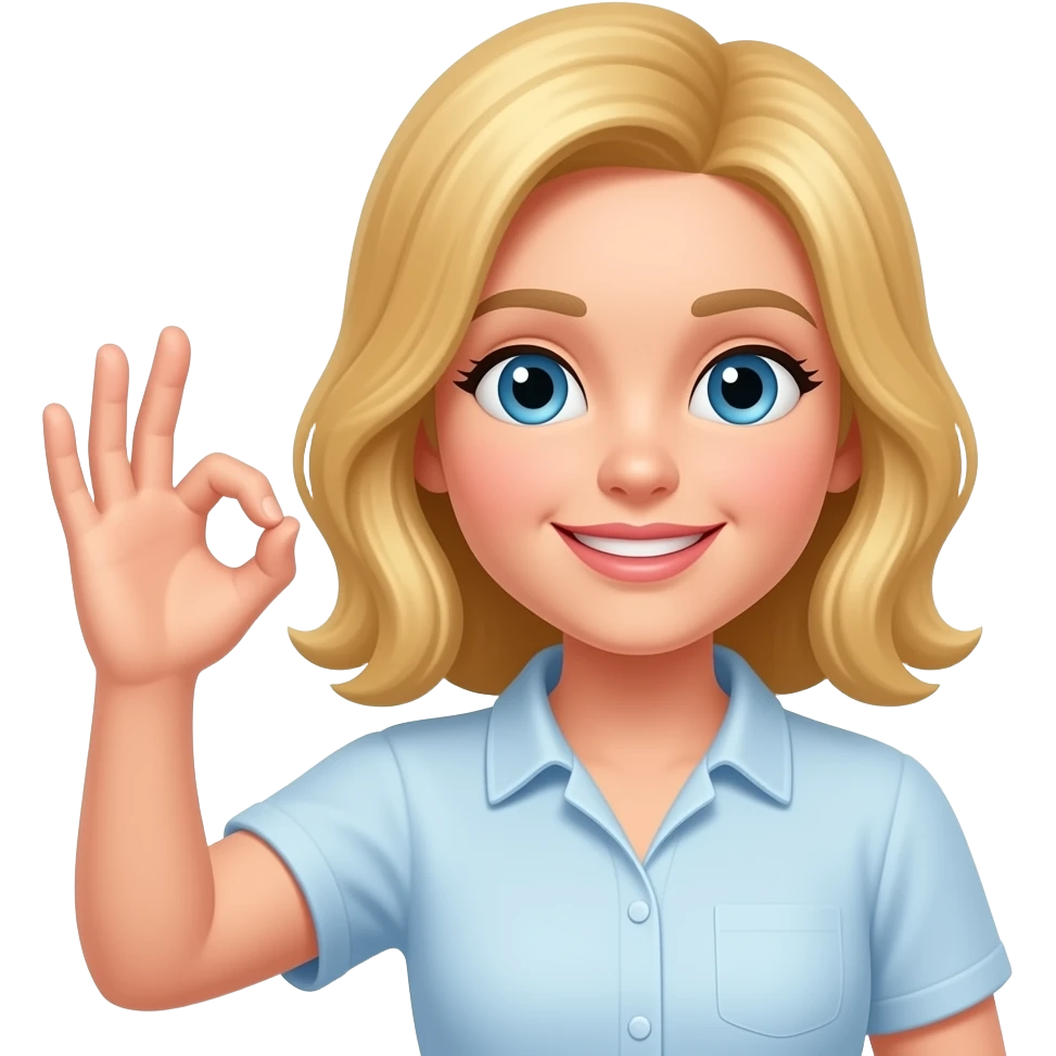 🙇🏼+ 👱🏼   =  🙆🏼 emoji