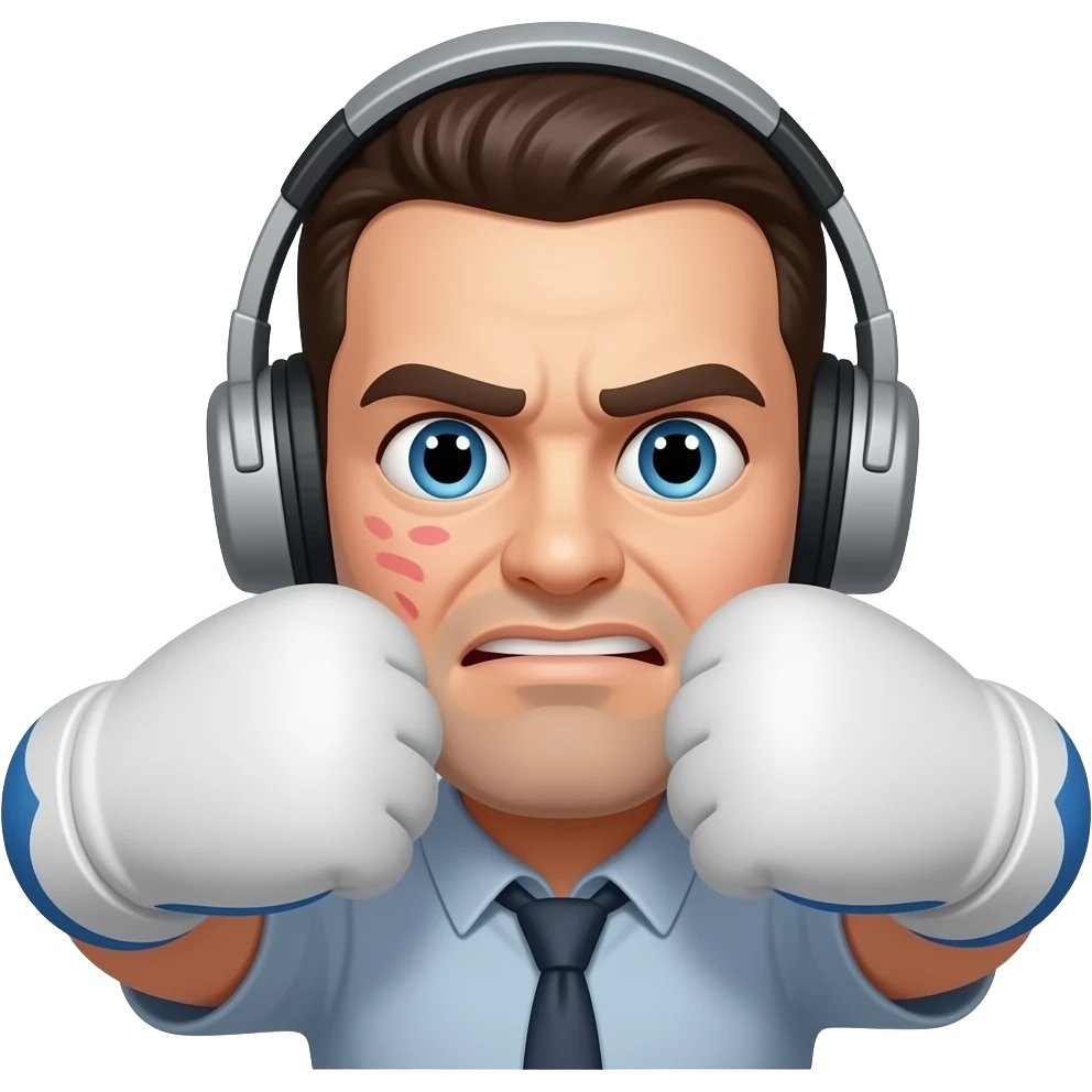 Ali ile yüzüne vuran bir emoji emoji