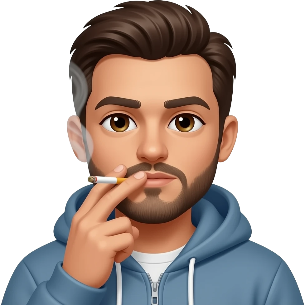 🫪 emoji smoking weed emoji