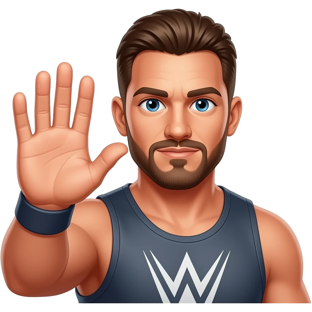 john cena wrestler waving his hand in front of his face emoji