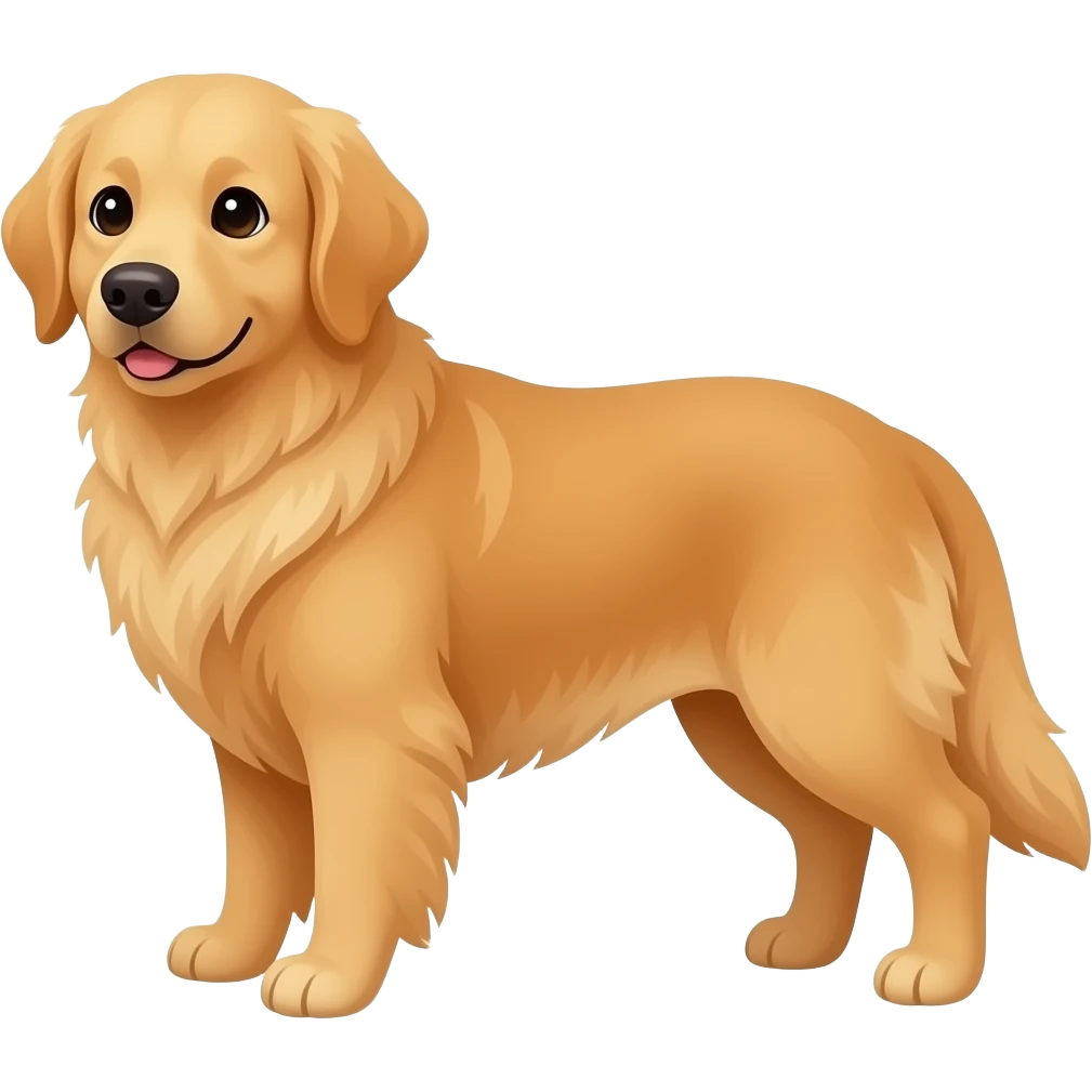 golden retriever emoji