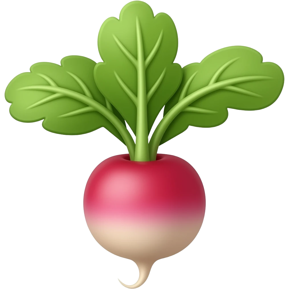 Radish emoji