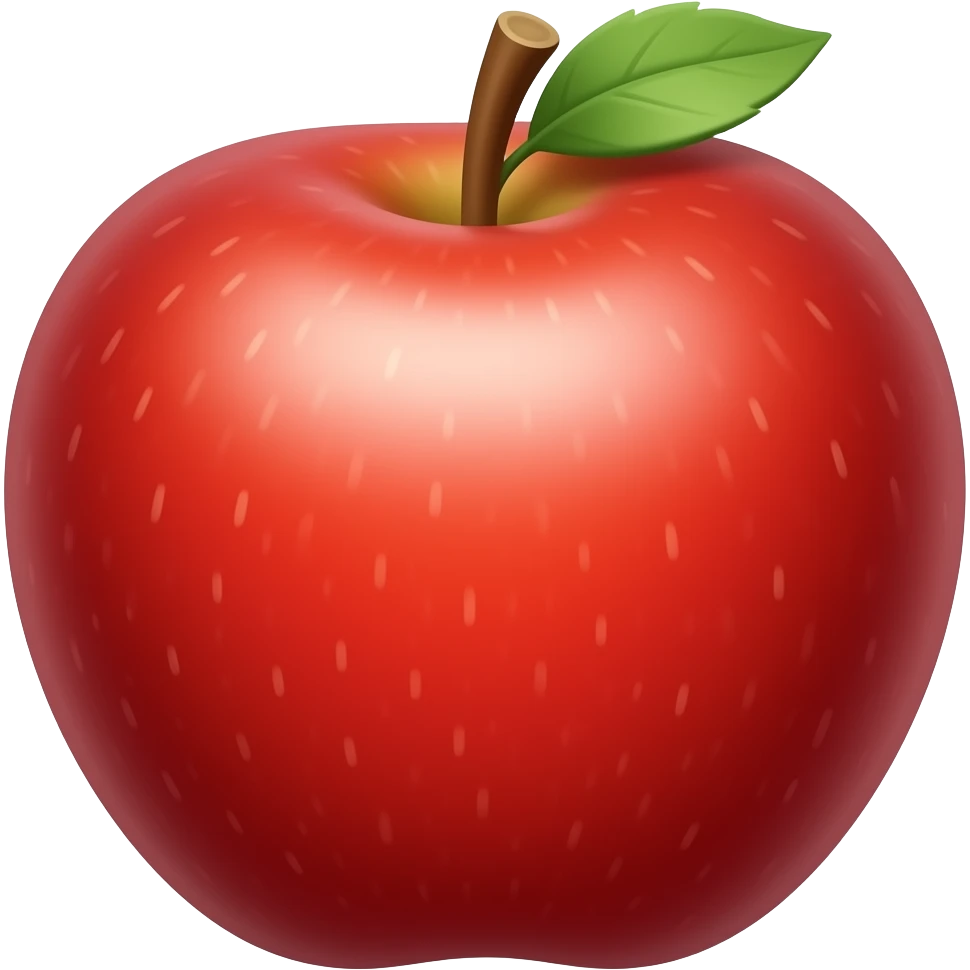 Maçã vermelha   estilo emoji emoji
