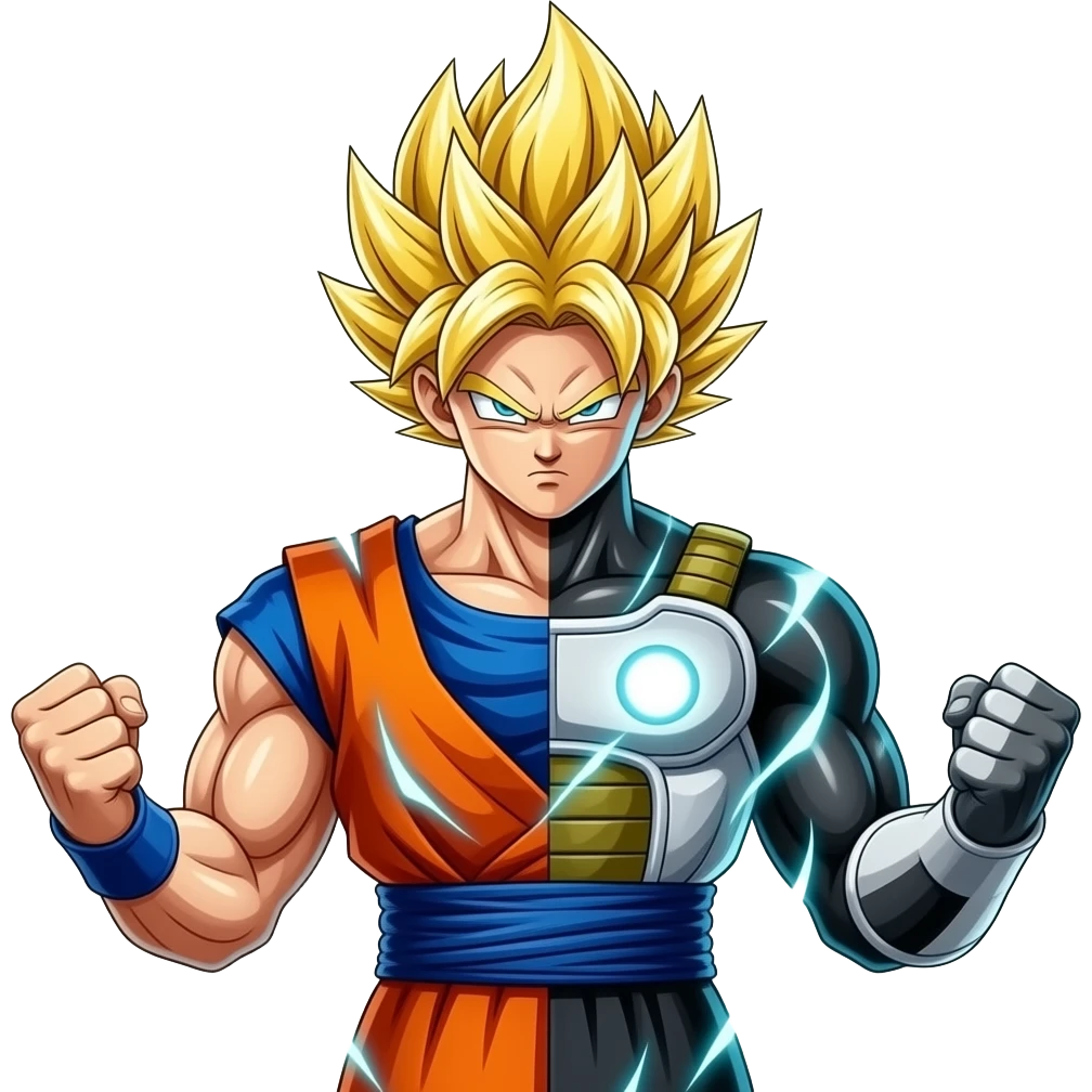 Goku ssj4 Ultra instinct mastery vegeta ultra ego Fusion emoji