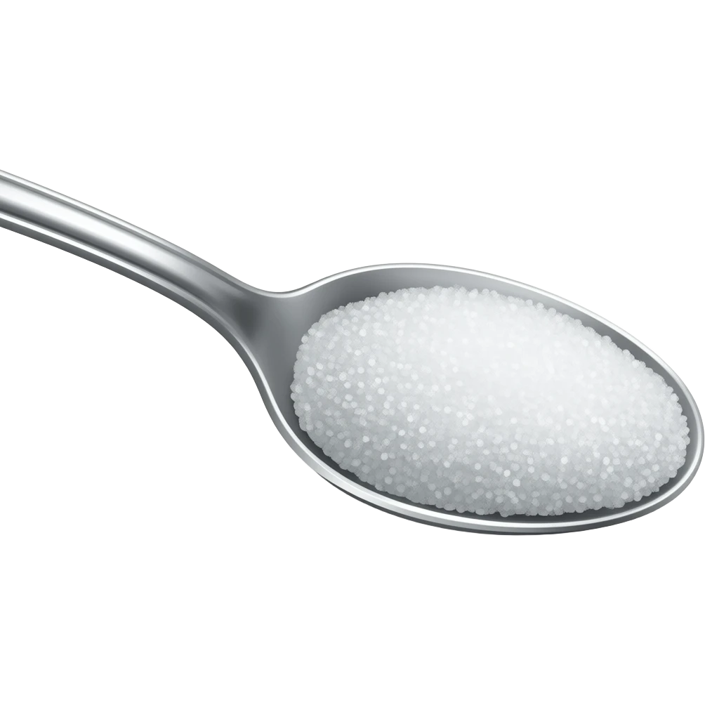spoon of sugar side view emoji