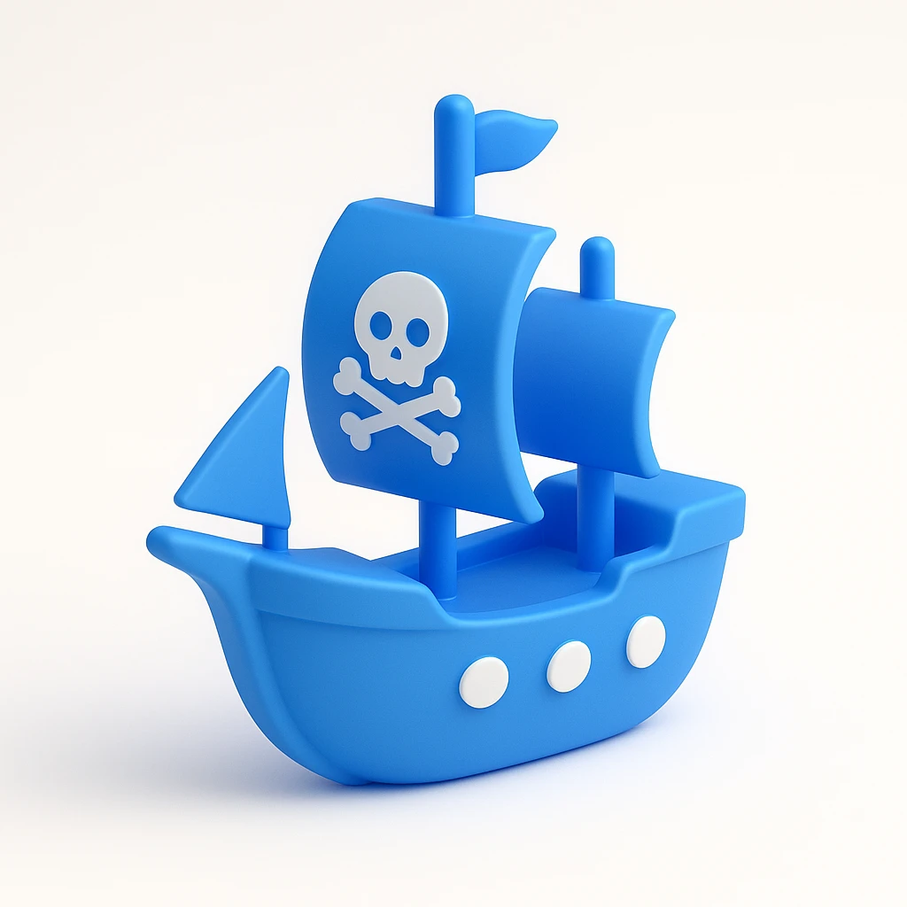 pirate ship emoji
