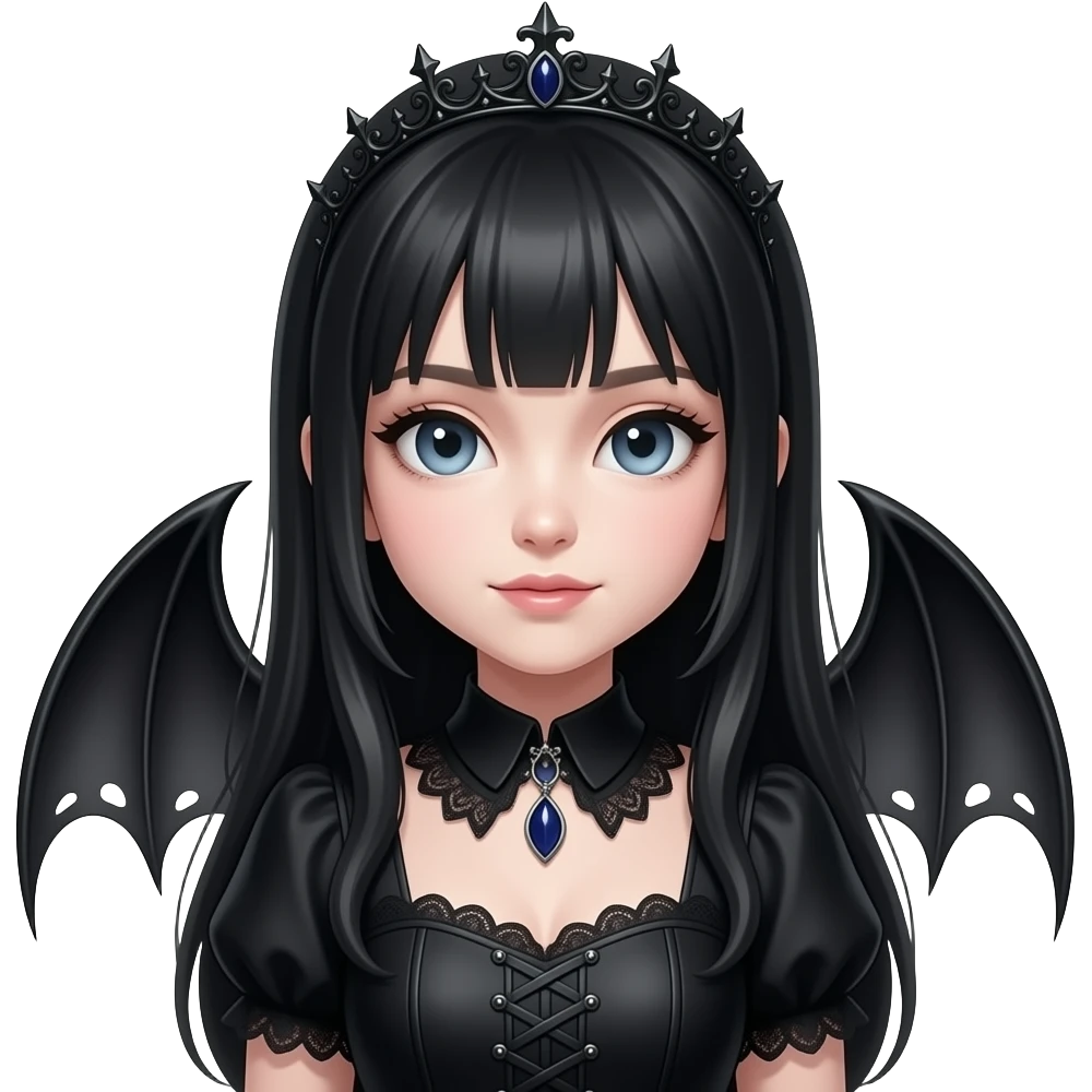 Gothic girl emoji