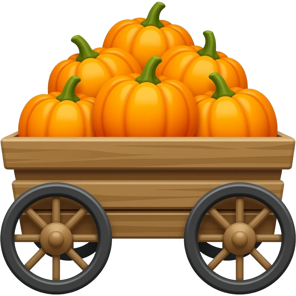 pumpkin cart emoji