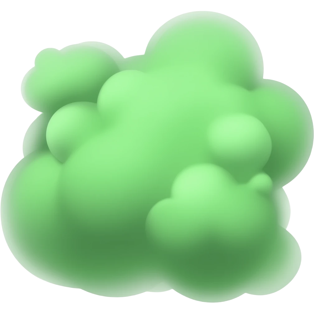 Green smoke emoji
