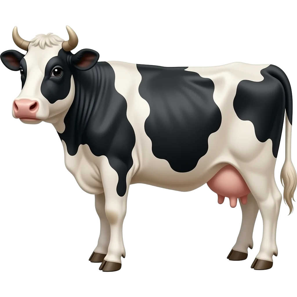 did you know most cows do NOT have horns? emoji