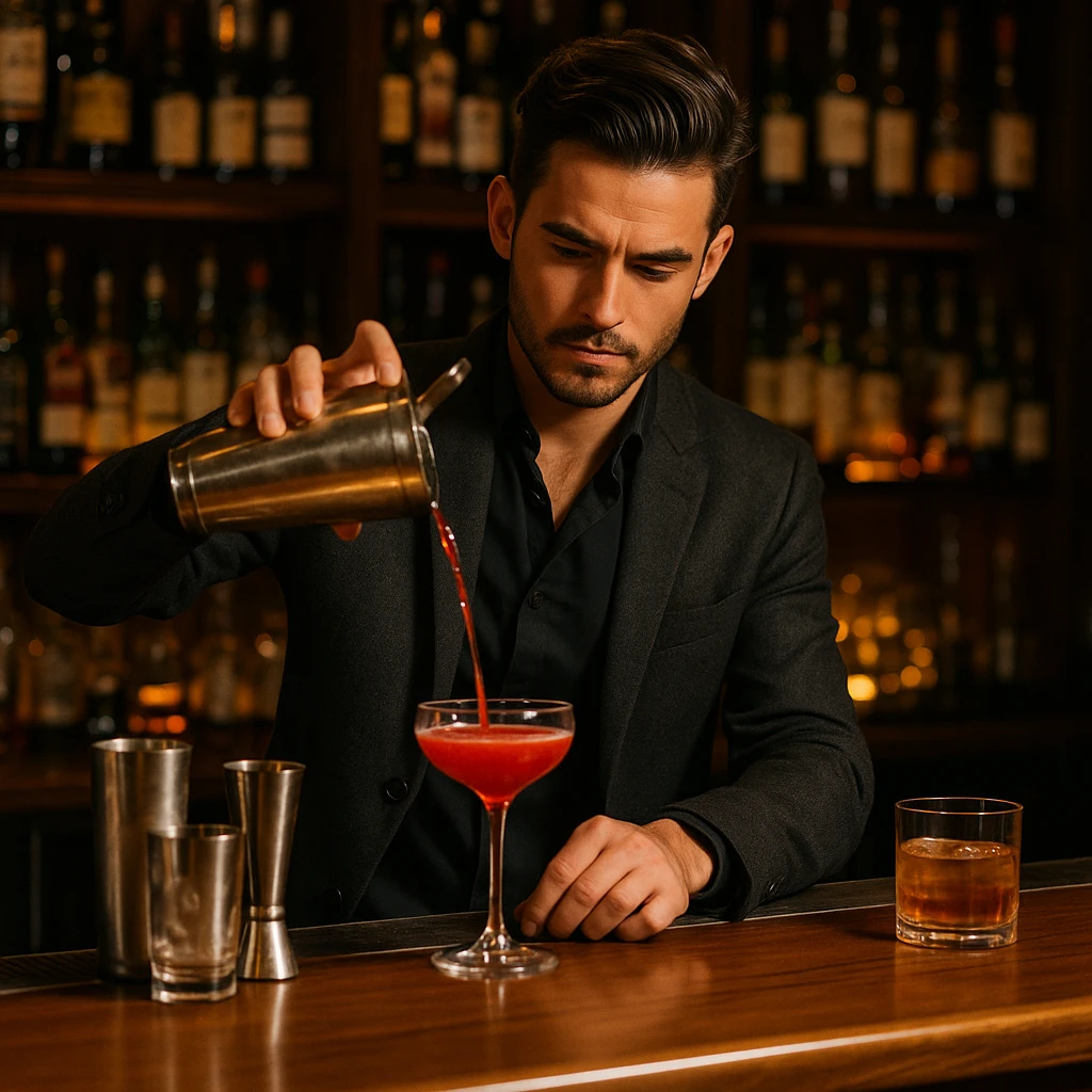 bartender mixing drinks emoji
