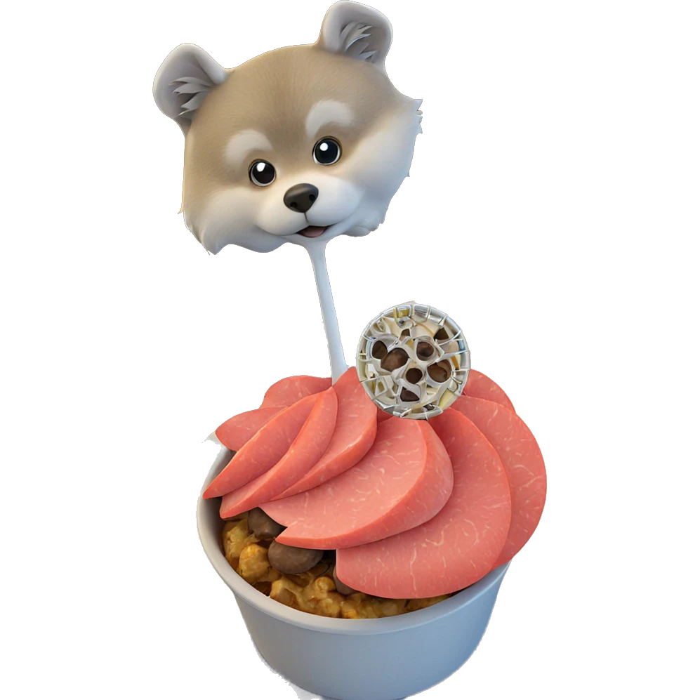 delicious meal for animals emoji